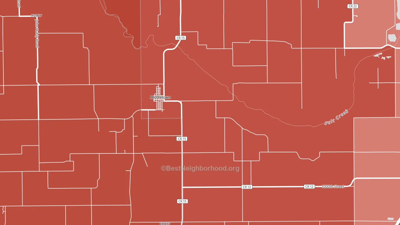 62666, IL block-group political-lean map