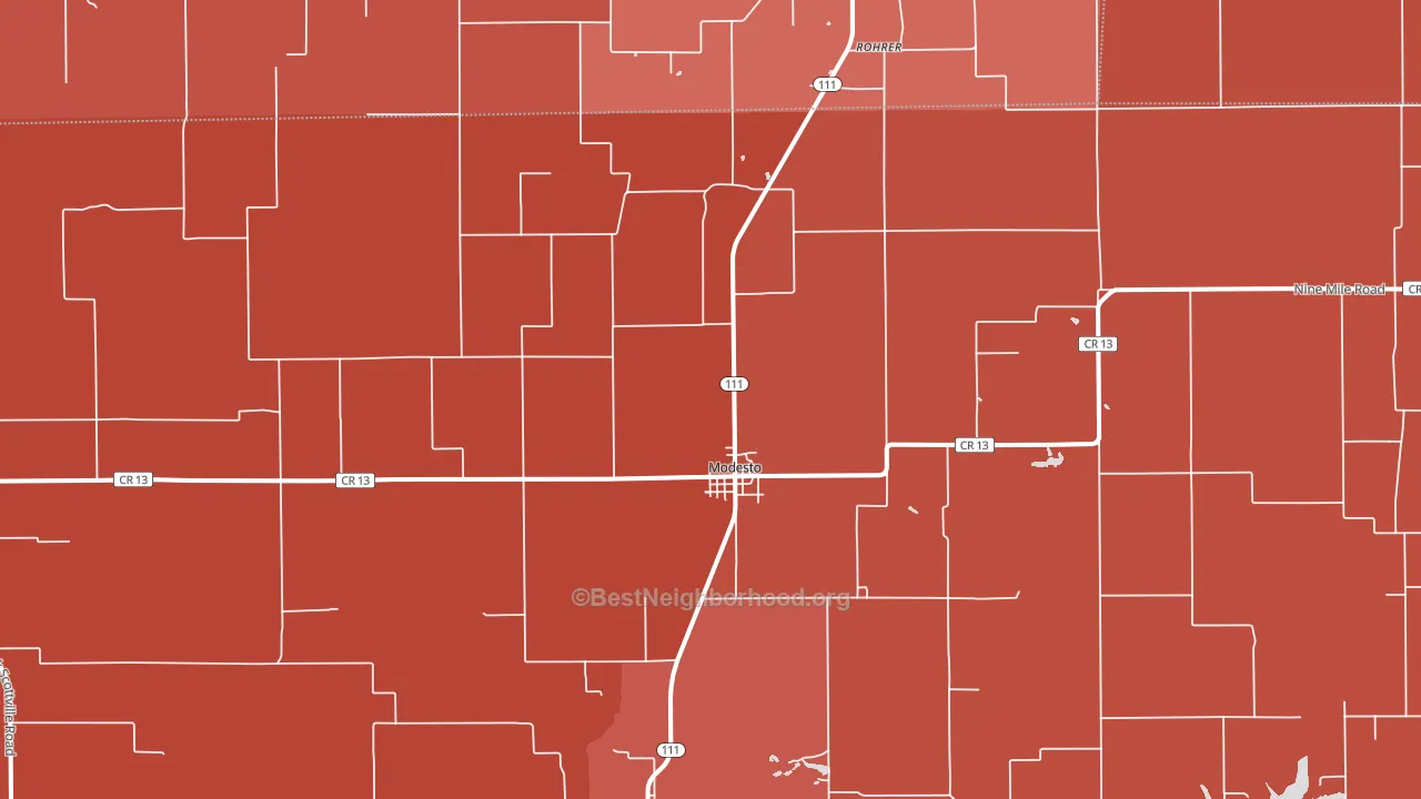 62667, IL block-group political-lean map