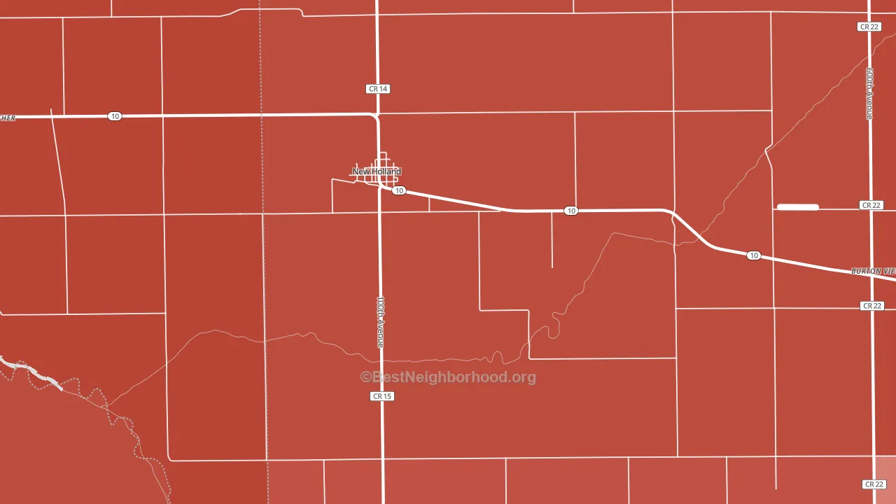 62671, IL block-group political-lean map