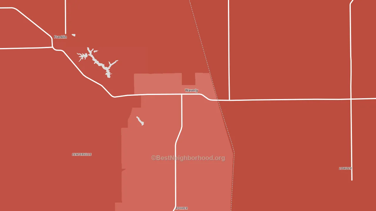 62692, IL block-group political-lean map