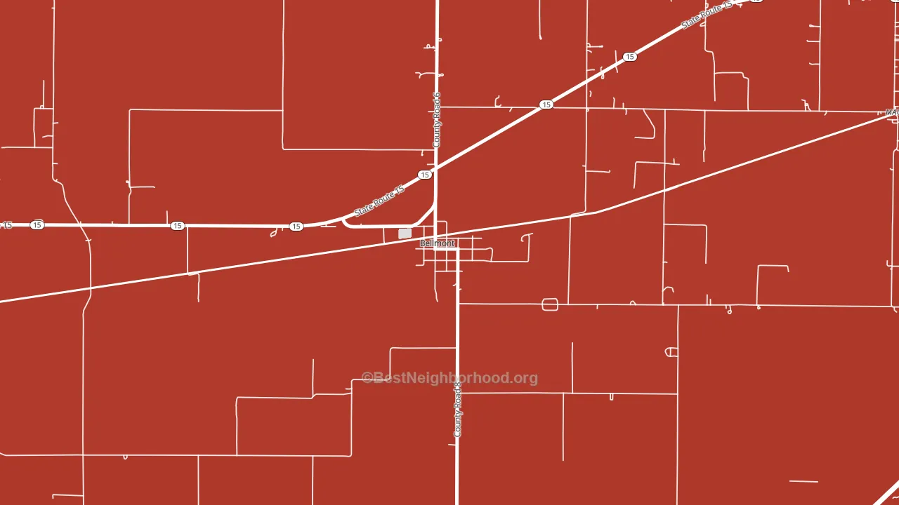 62811, IL block-group political-lean map