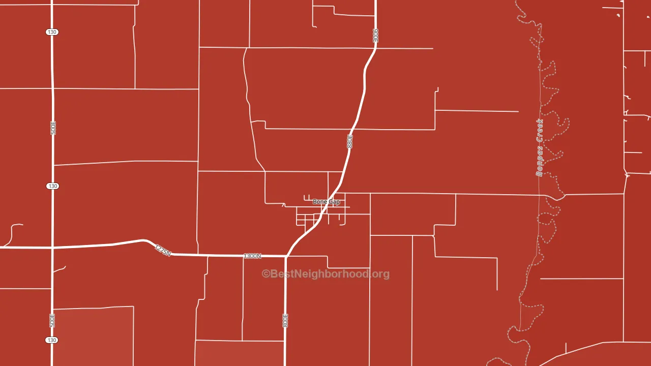 62815, IL block-group political-lean map