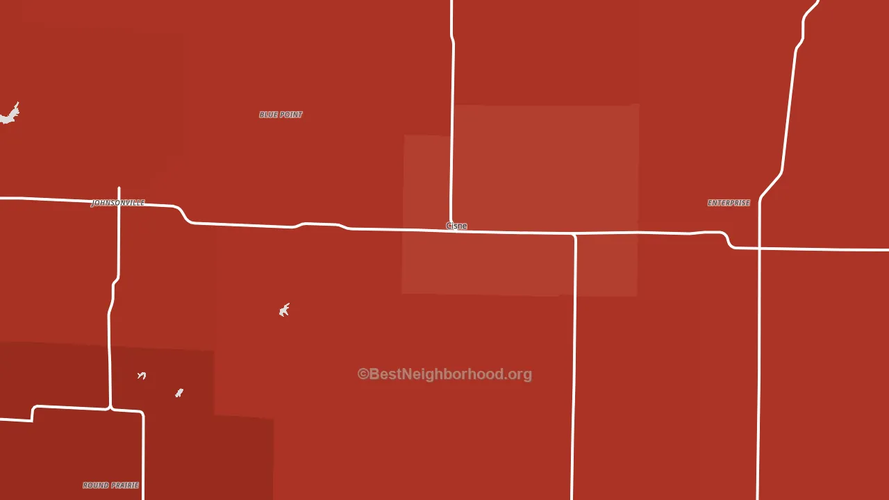 62823, IL block-group political-lean map