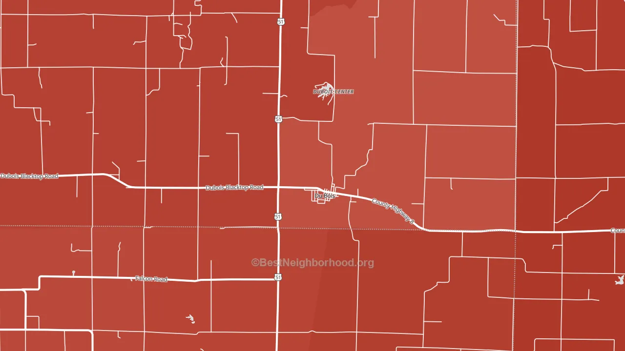 62831, IL block-group political-lean map