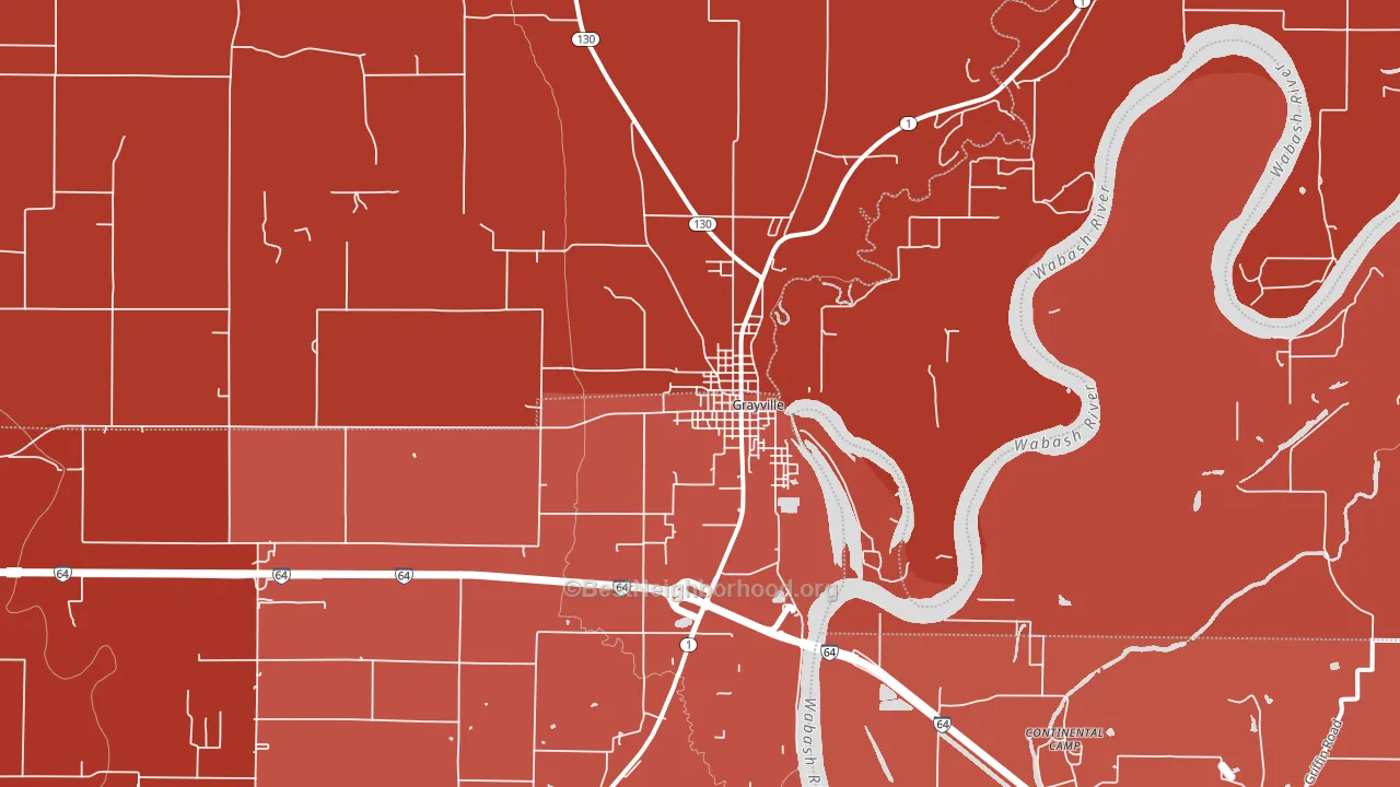 62844, IL block-group political-lean map