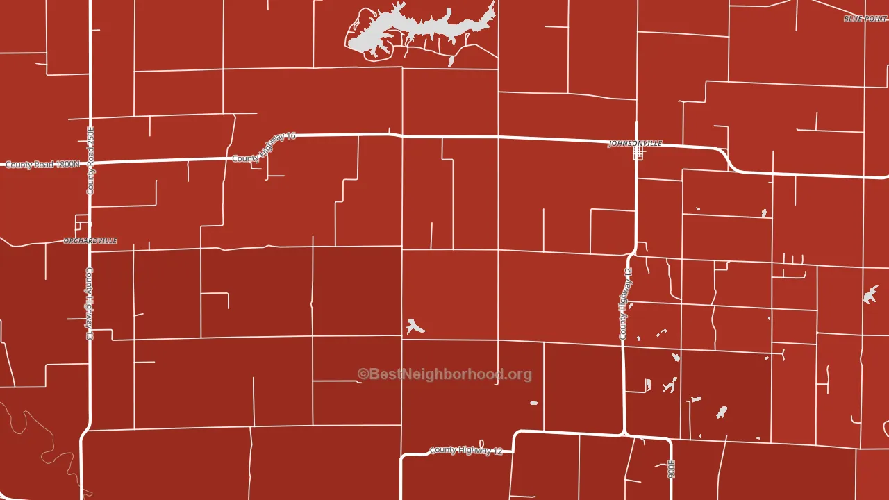 62850, IL block-group political-lean map