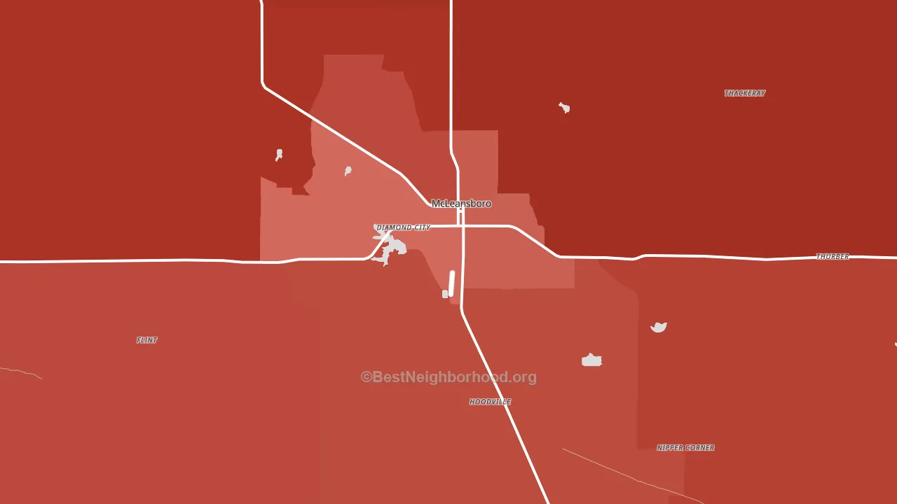 62859, IL block-group political-lean map