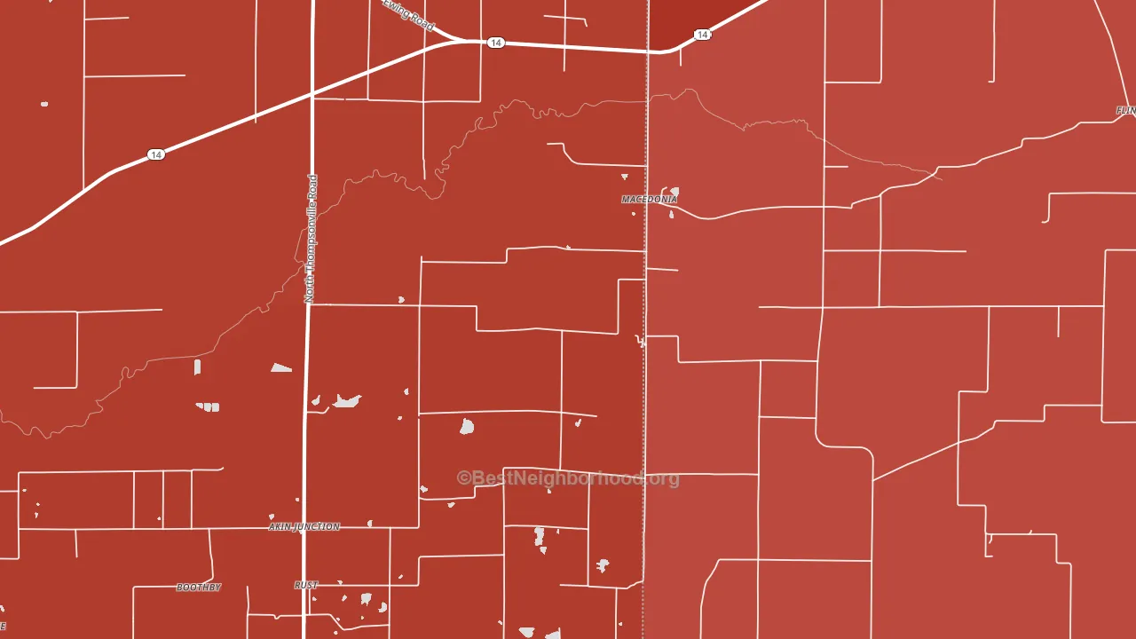62860, IL block-group political-lean map