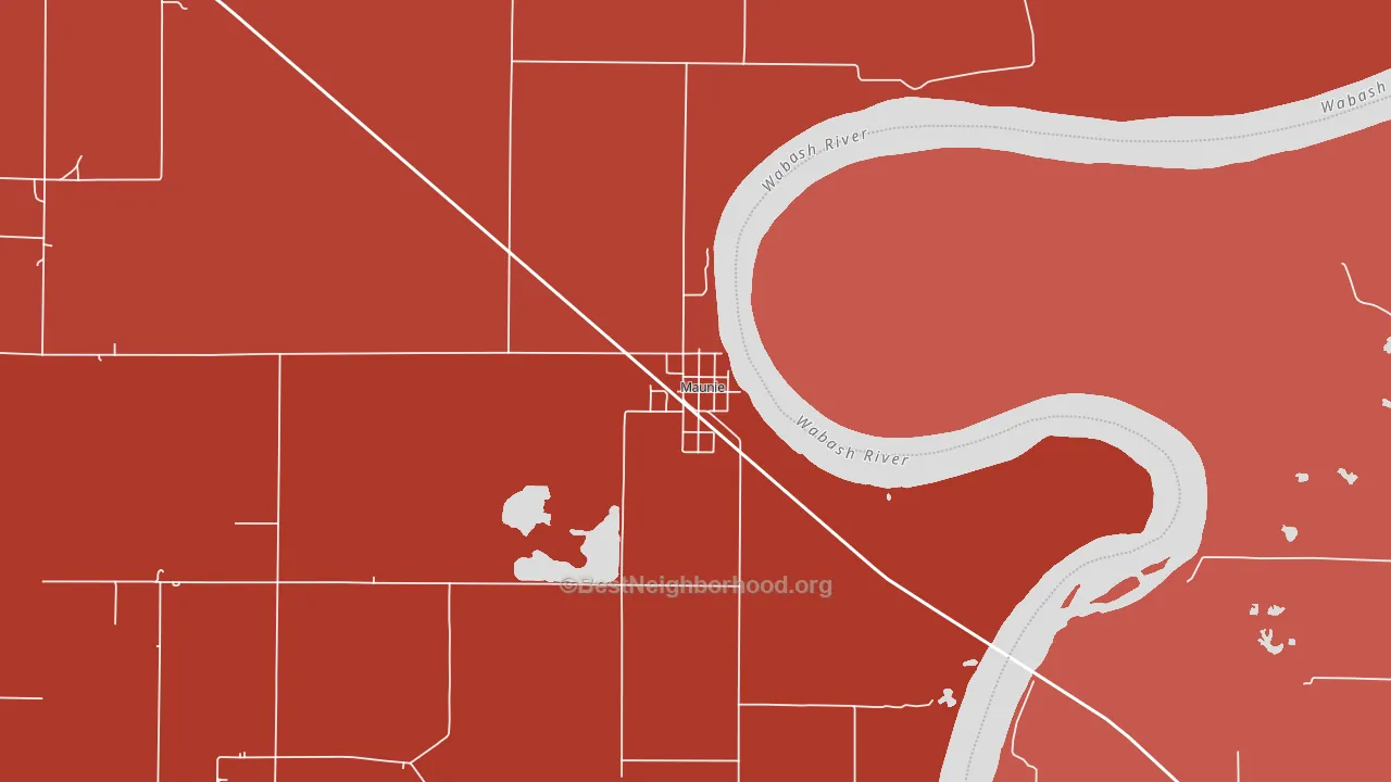 62861, IL block-group political-lean map