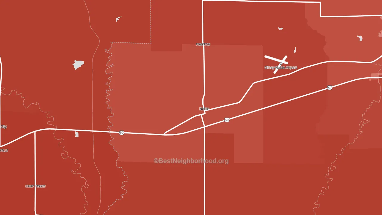 62868, IL block-group political-lean map