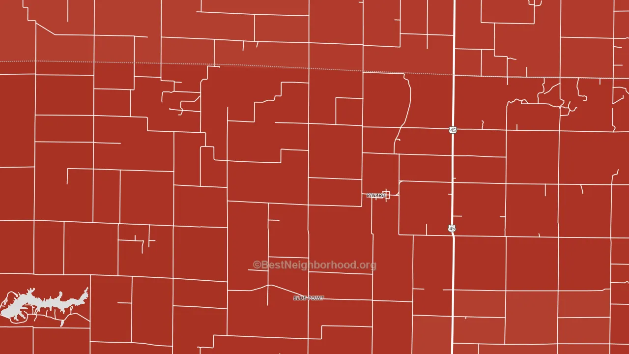 62878, IL block-group political-lean map
