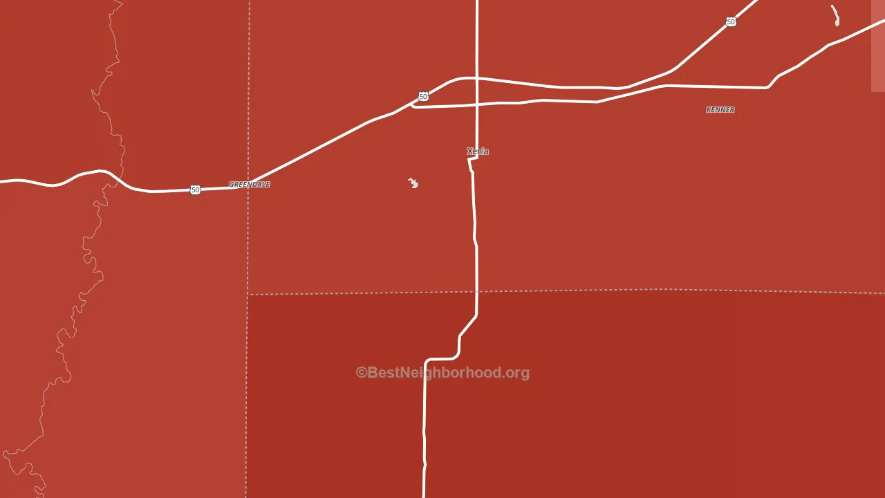 62899, IL block-group political-lean map