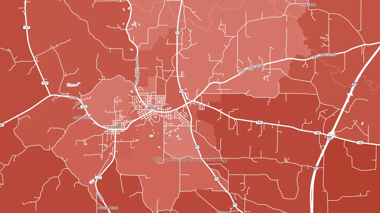 62906, IL block-group political-lean map