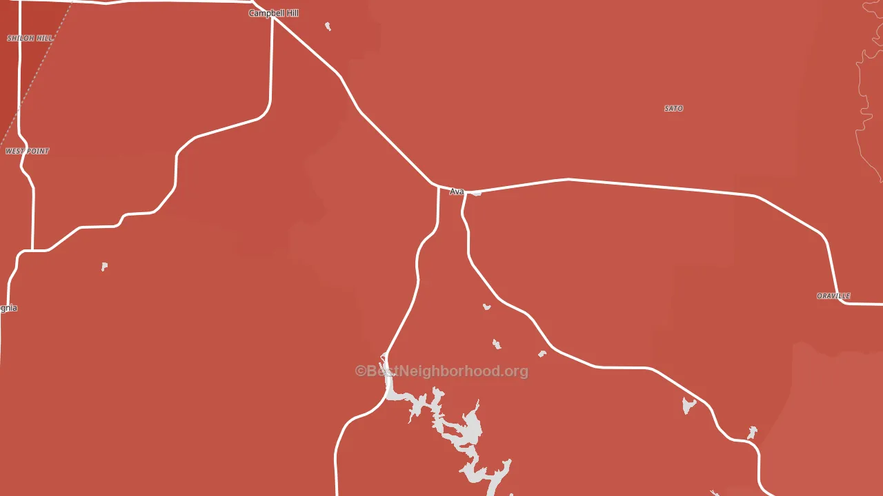 62907, IL block-group political-lean map