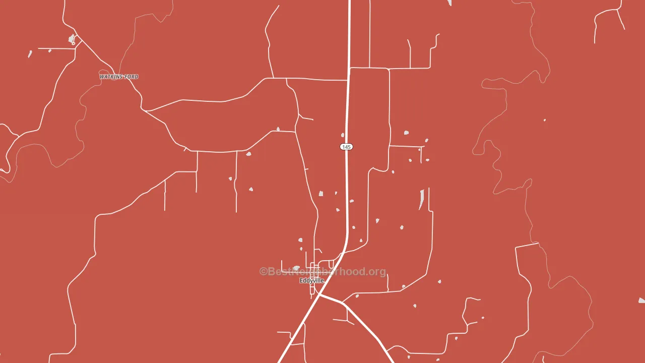 62928, IL block-group political-lean map