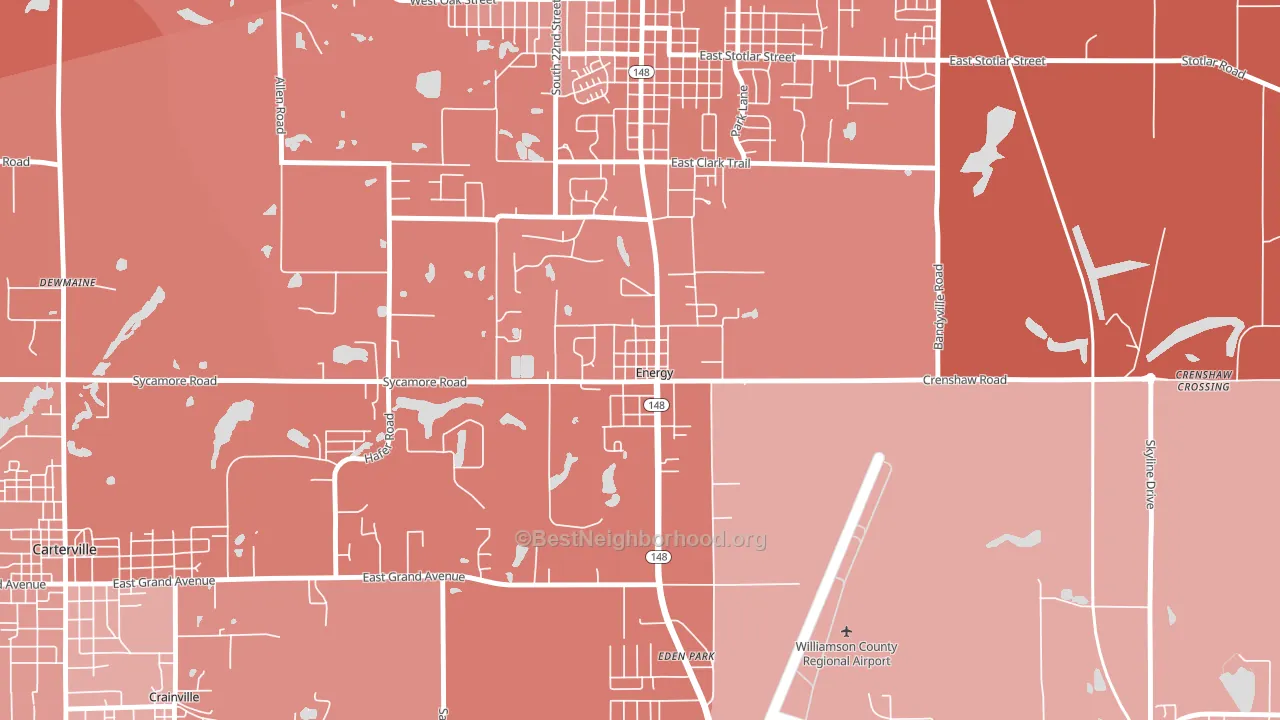 62933, IL block-group political-lean map