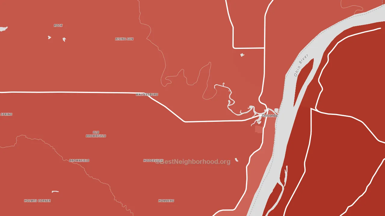 62938, IL block-group political-lean map