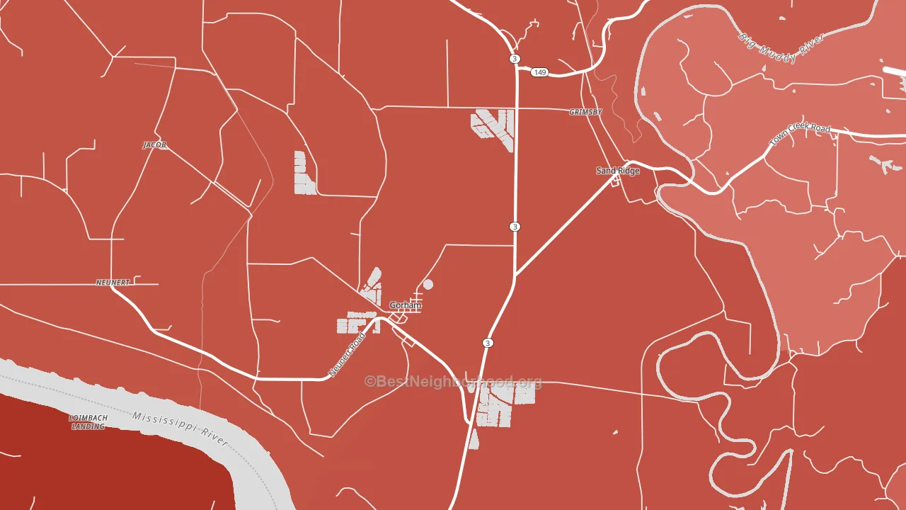 62940, IL block-group political-lean map