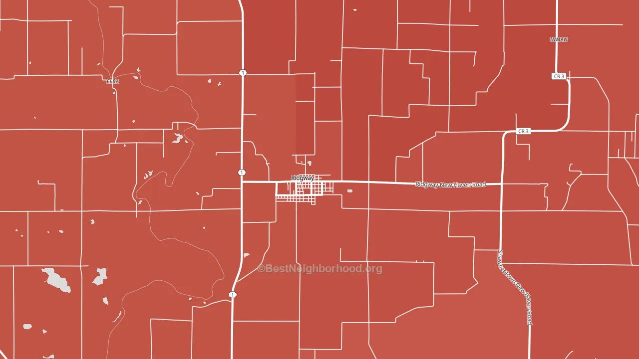 62979, IL block-group political-lean map