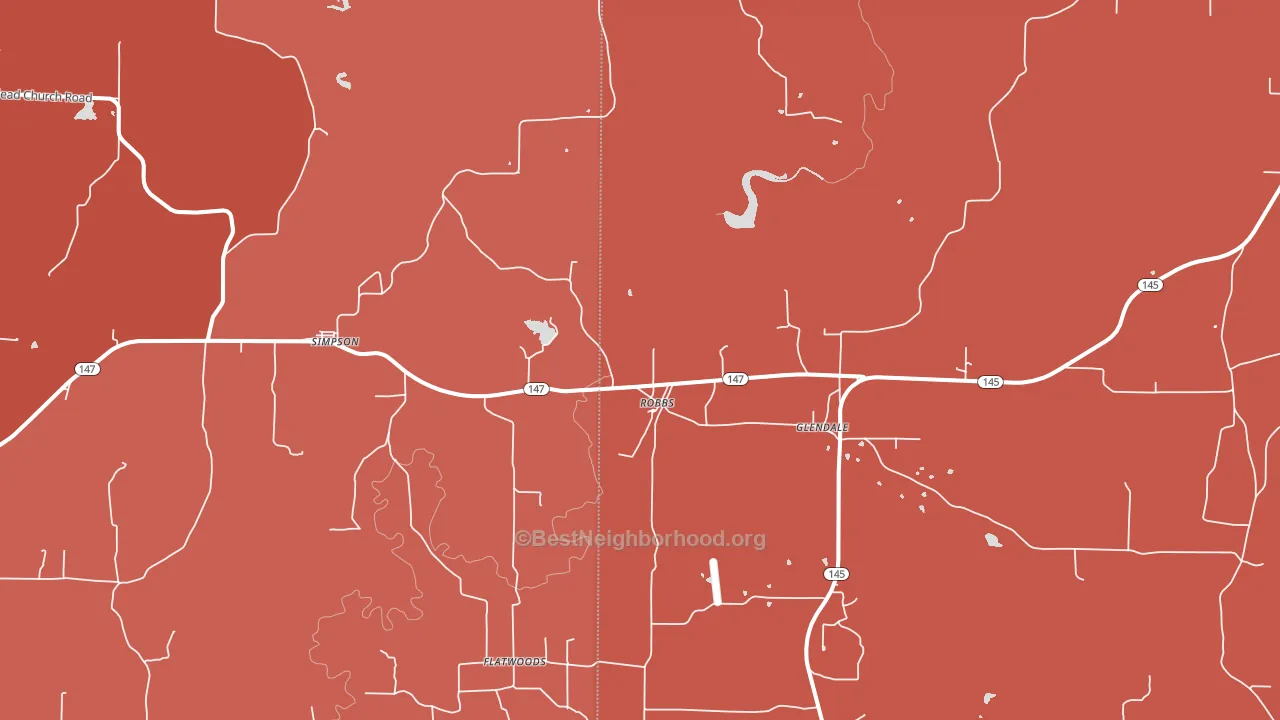 62985, IL block-group political-lean map