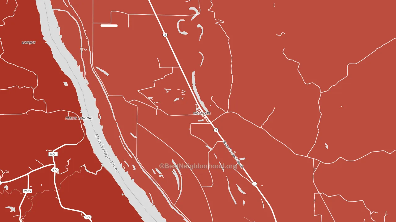 62998, IL block-group political-lean map