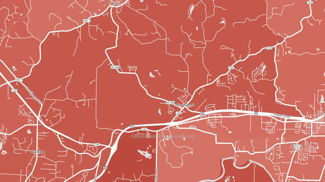 63039, MO block-group political-lean map