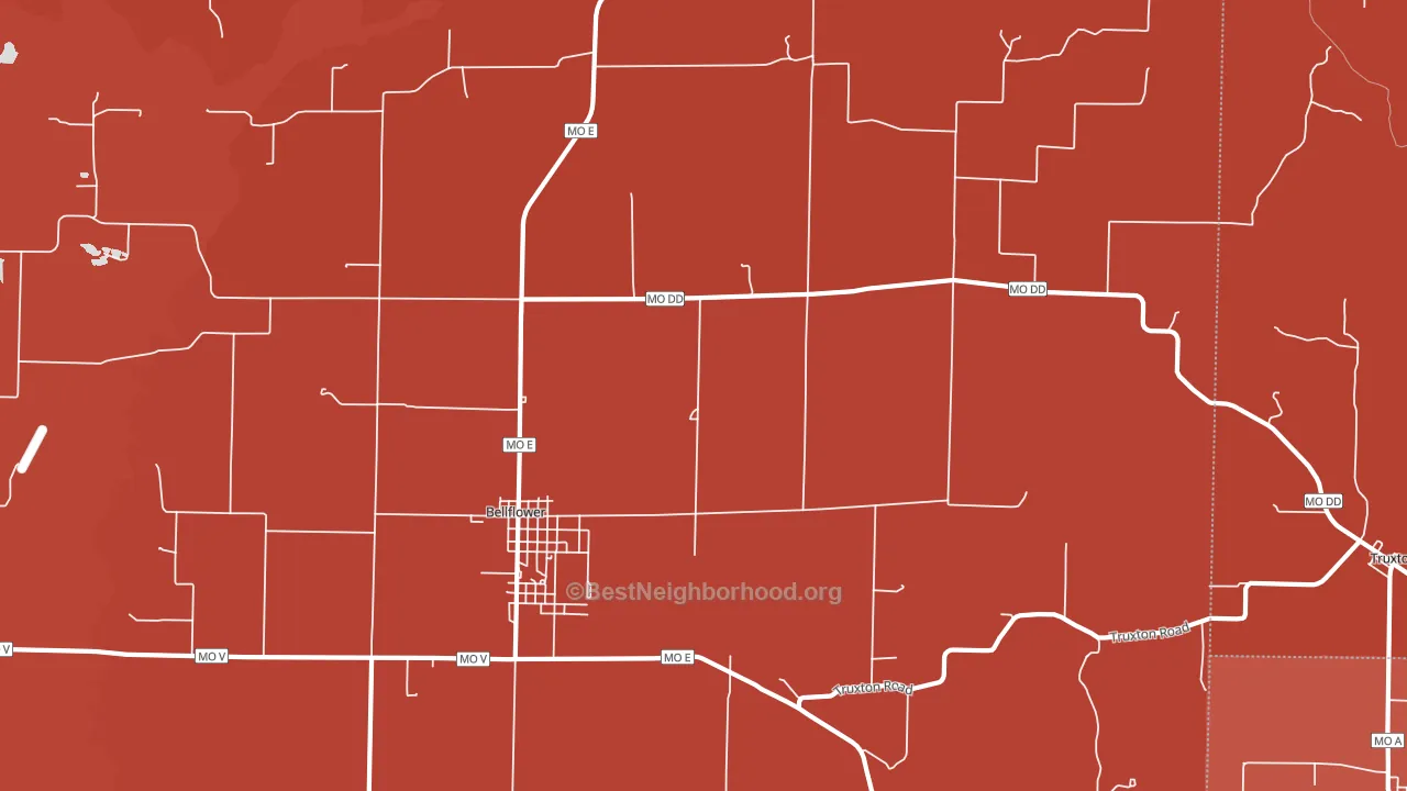 63333, MO block-group political-lean map