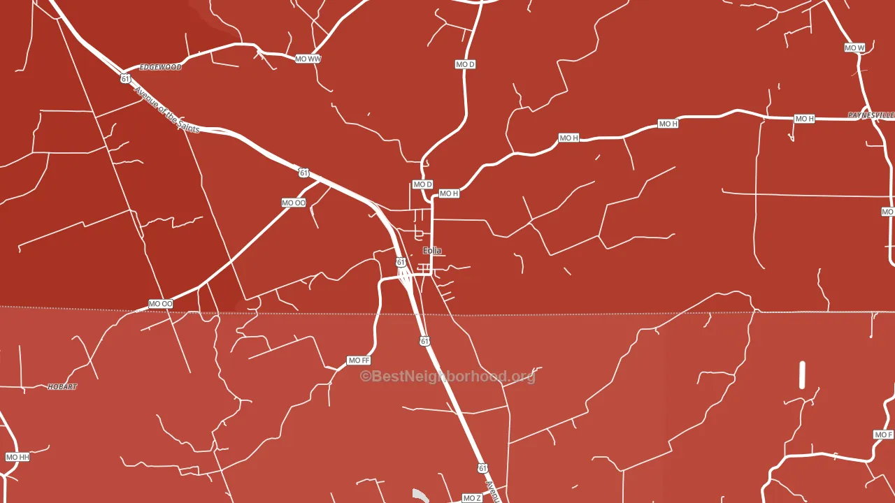 63344, MO block-group political-lean map