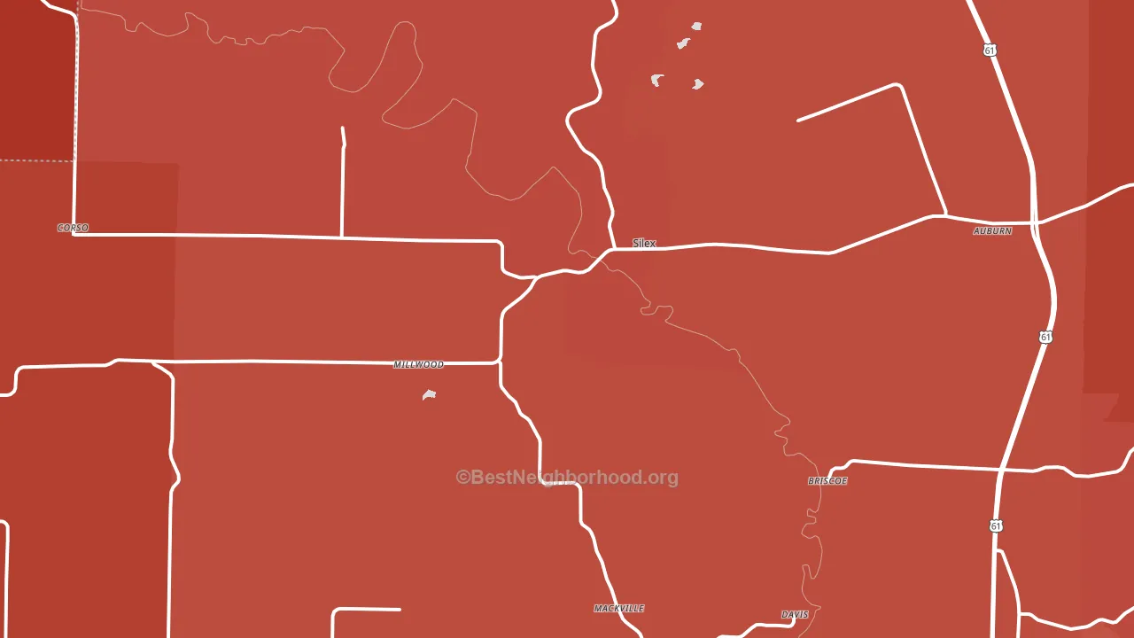 63377, MO block-group political-lean map
