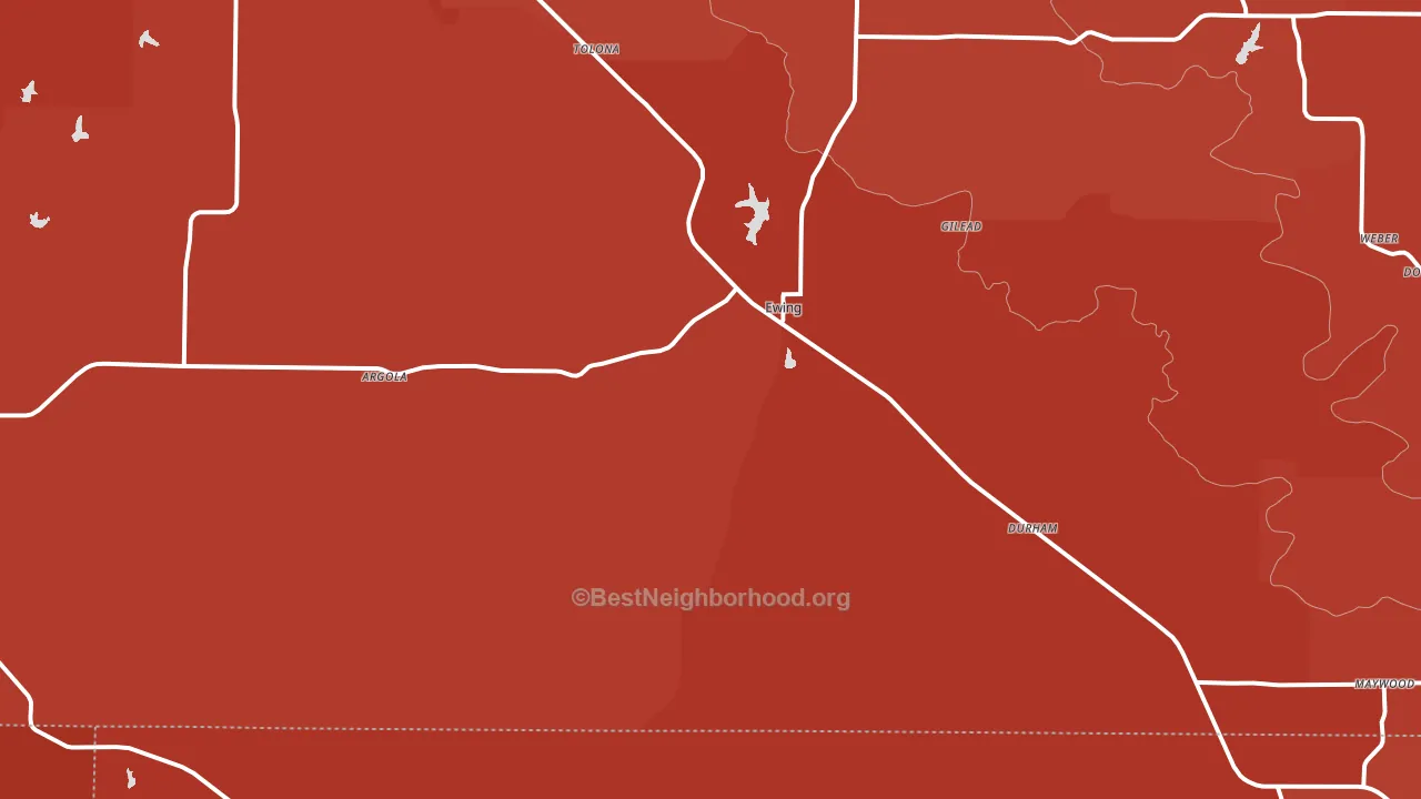 63440, MO block-group political-lean map
