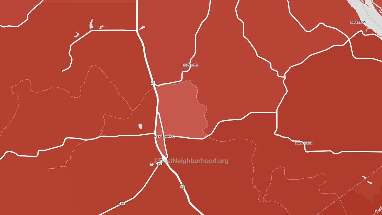 63459, MO block-group political-lean map