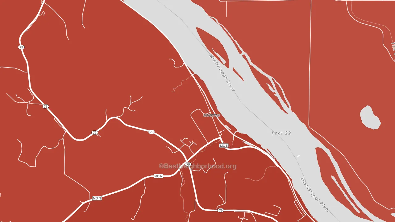 63467, MO block-group political-lean map