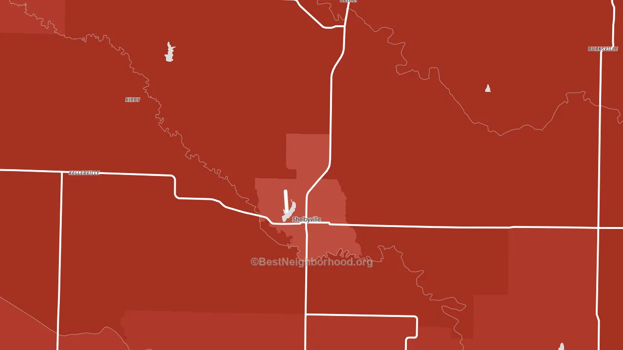 63469, MO block-group political-lean map