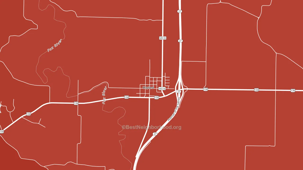 63472, MO block-group political-lean map