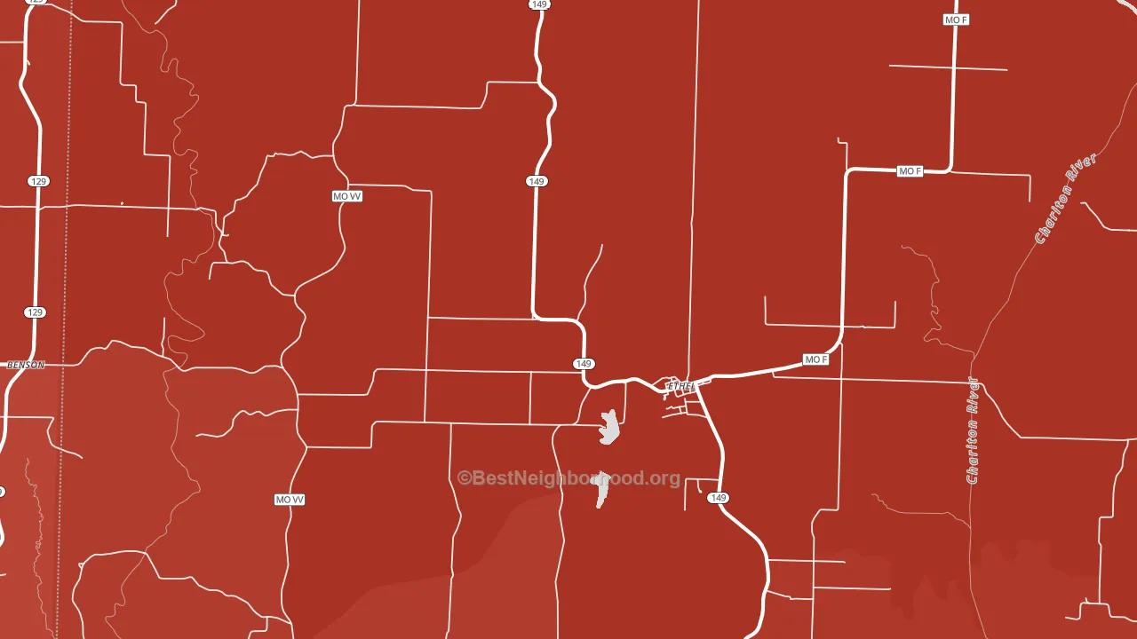 63539, MO block-group political-lean map