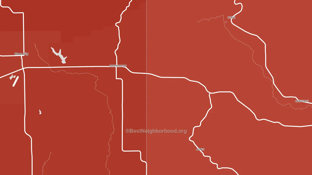63544, MO block-group political-lean map
