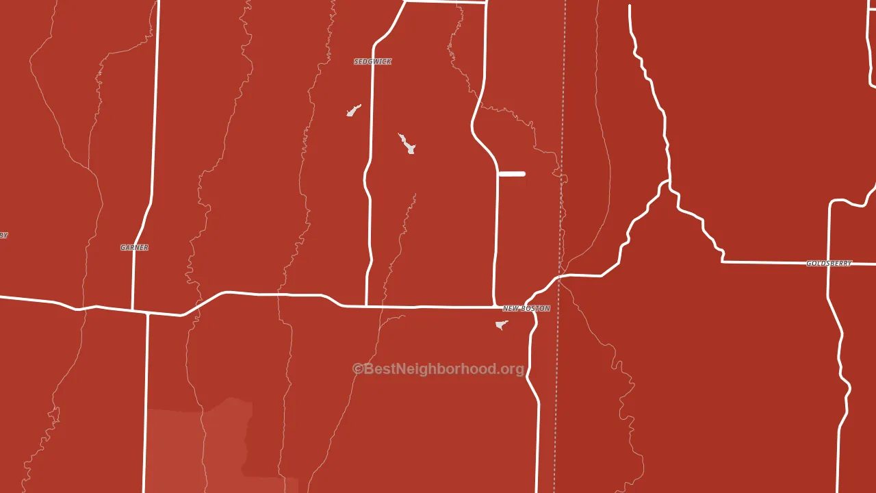 63557, MO block-group political-lean map