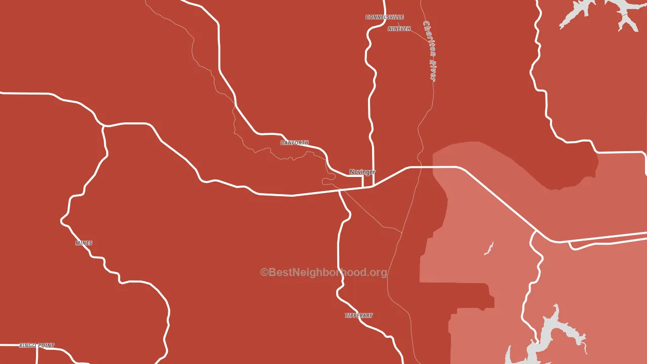 63559, MO block-group political-lean map