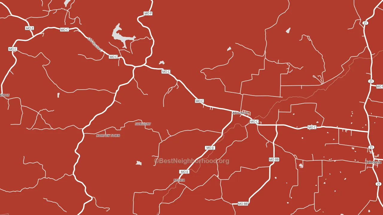 63622, MO block-group political-lean map