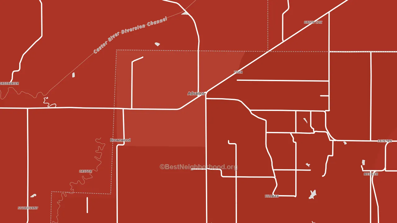 63730, MO block-group political-lean map