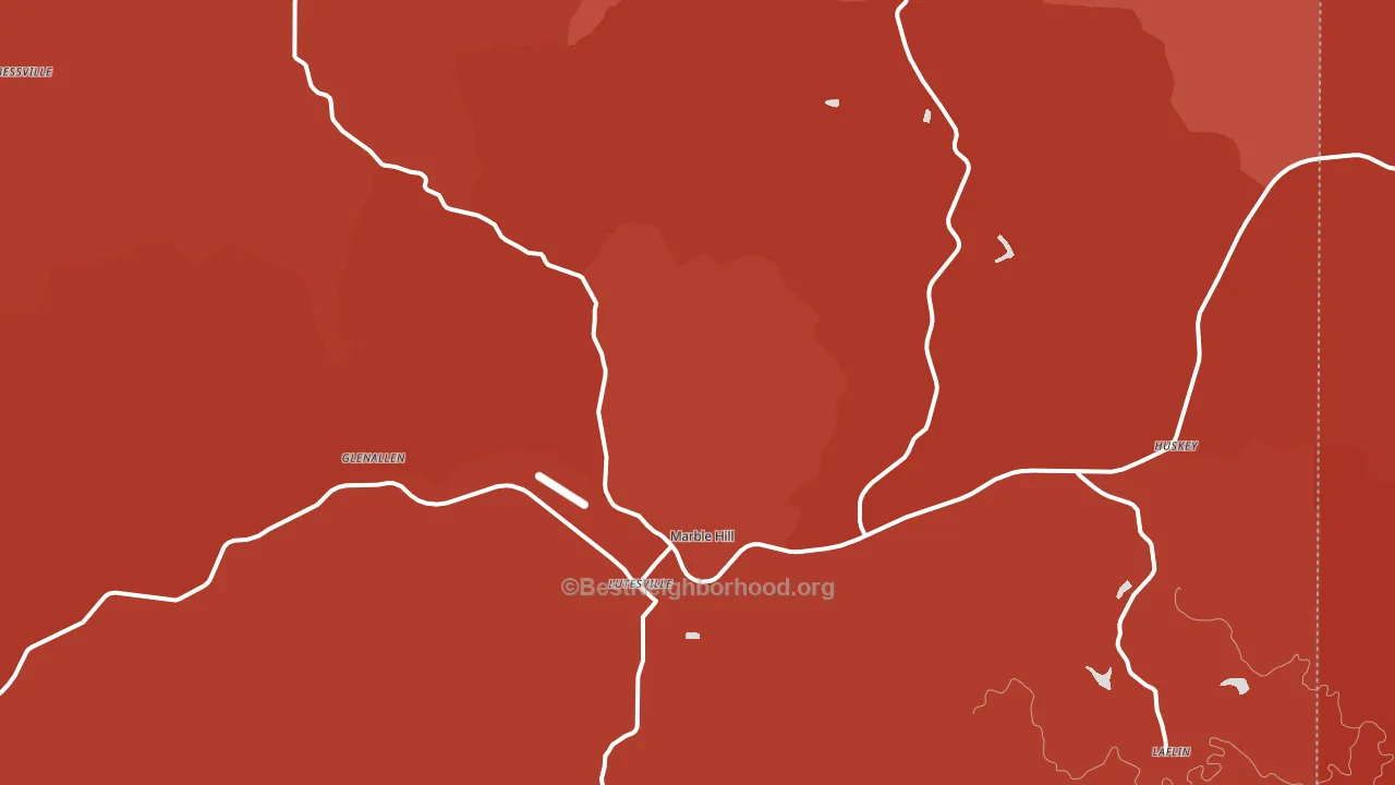 63764, MO block-group political-lean map