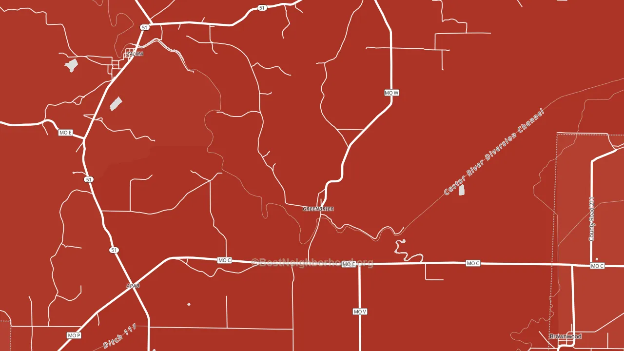 63782, MO block-group political-lean map