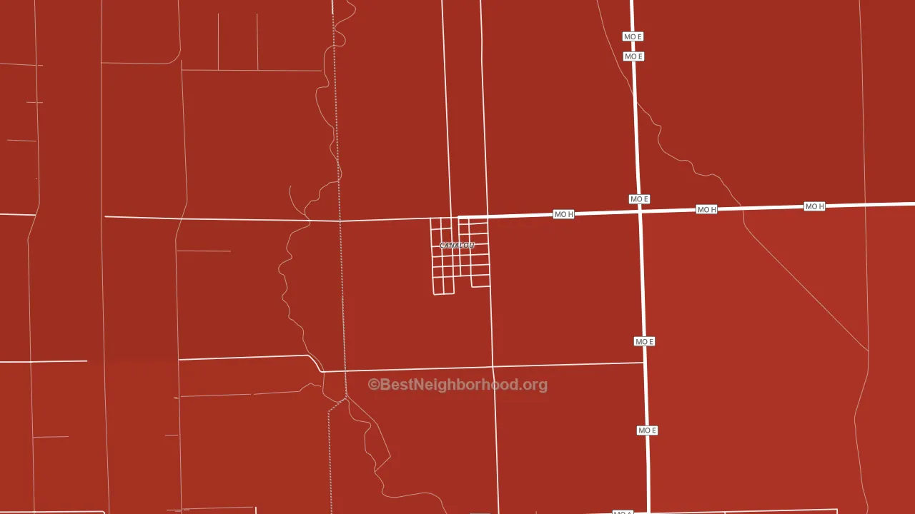 63828, MO block-group political-lean map