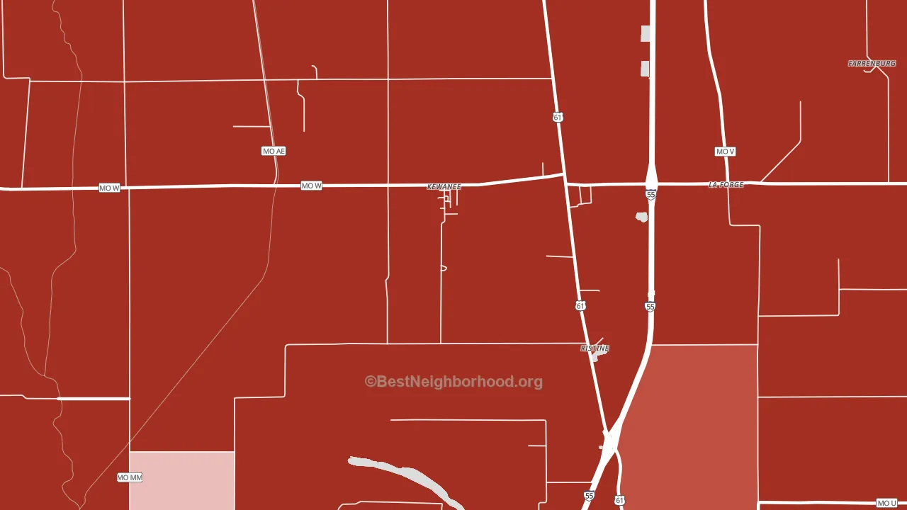 63860, MO block-group political-lean map