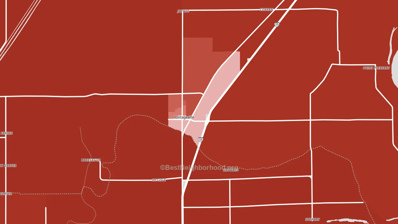 63873, MO block-group political-lean map