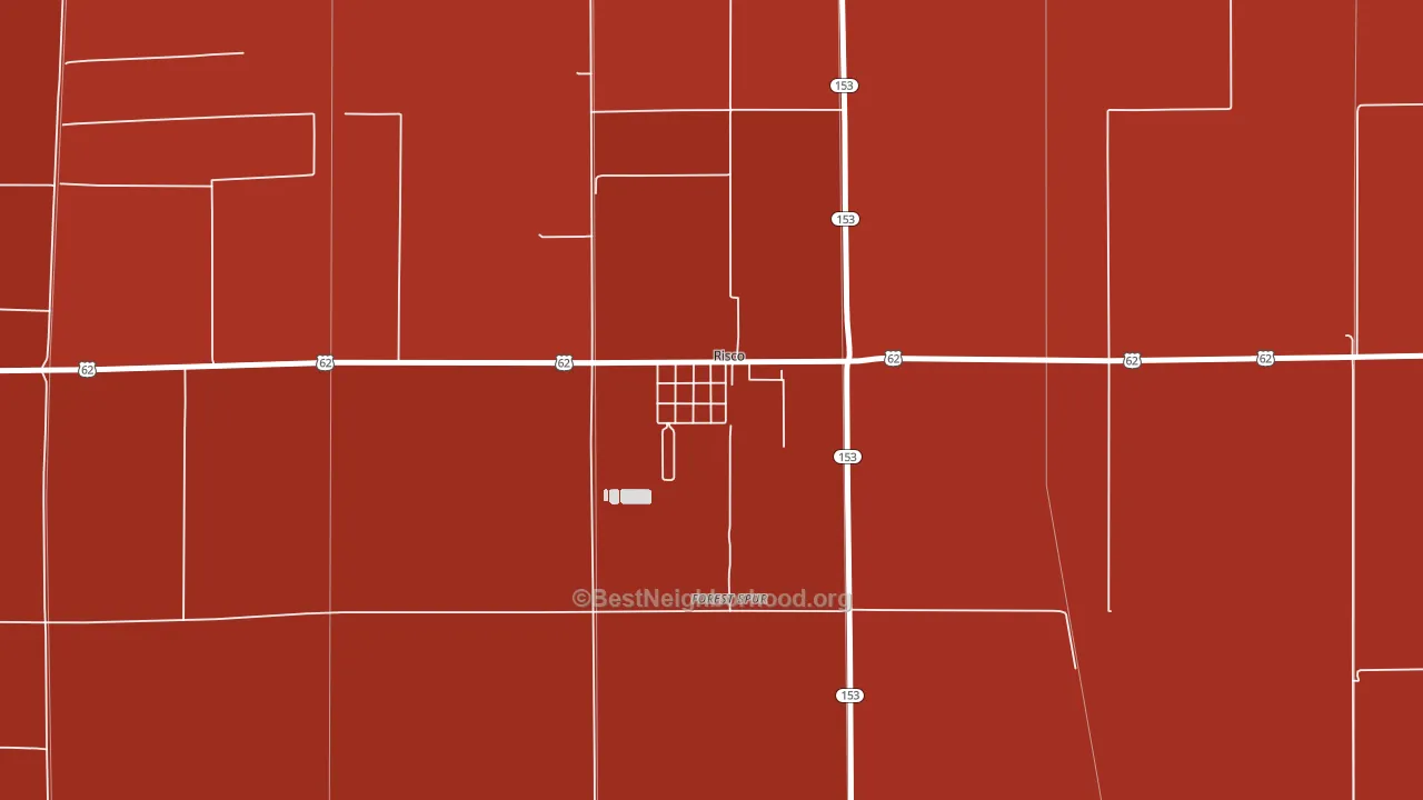 63874, MO block-group political-lean map