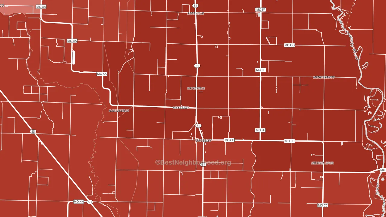 63932, MO block-group political-lean map