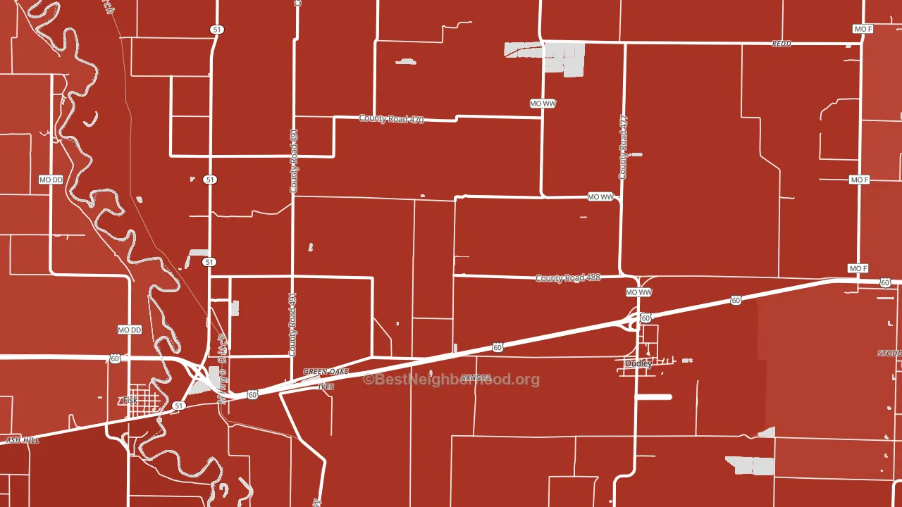 63936, MO block-group political-lean map