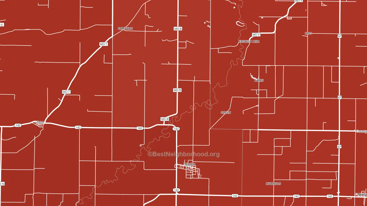 63953, MO block-group political-lean map