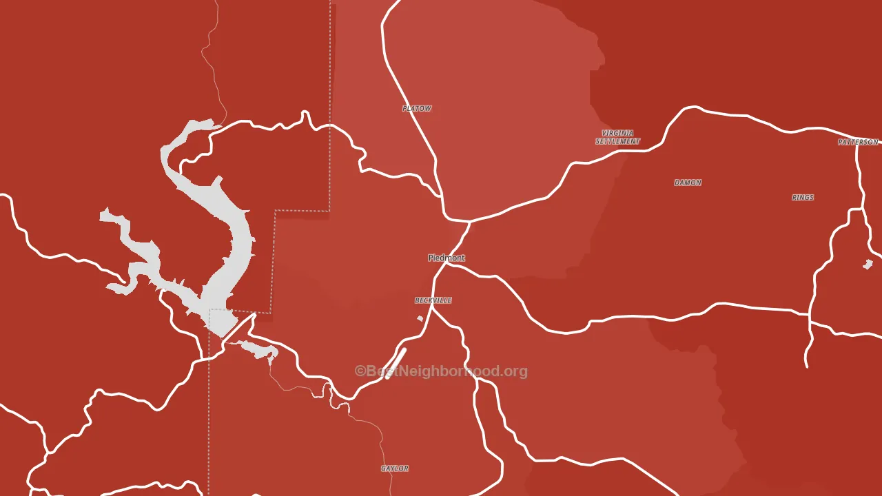 63957, MO block-group political-lean map
